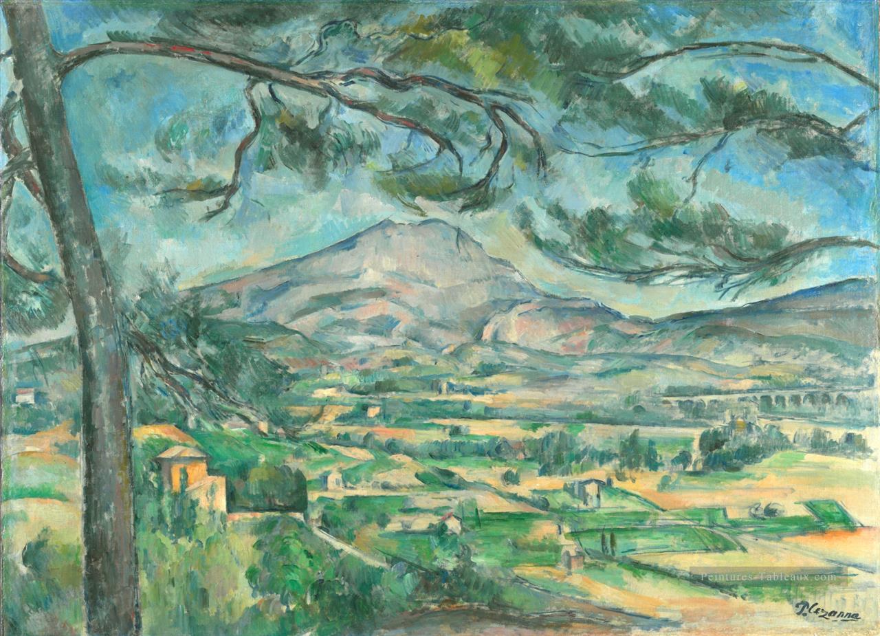 Mont Sainte Victoire 1887 Paul Cézanne Peintures à l'huile